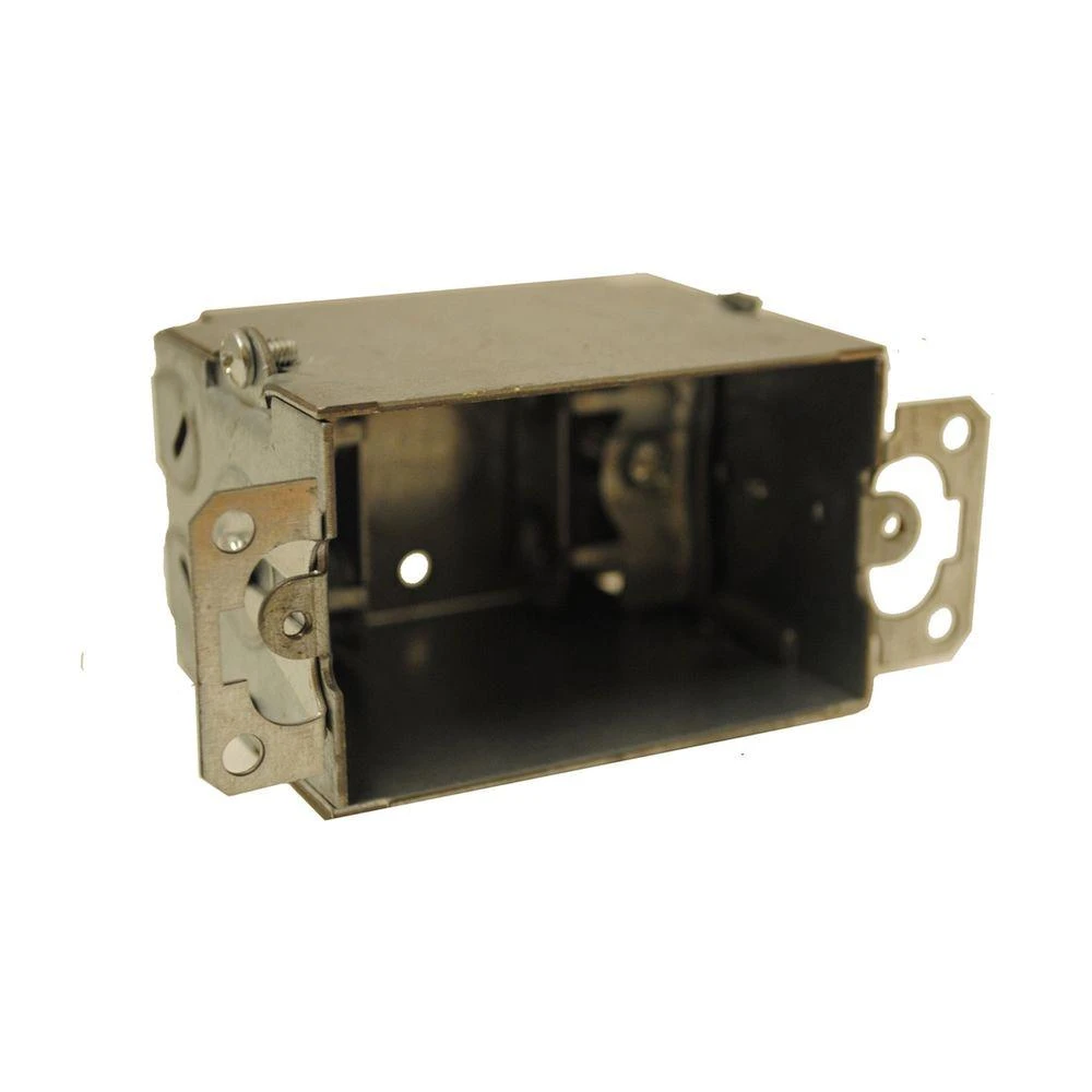 3-1/2 in. Deep Gangable Switch Box - Silver (5-Pack)