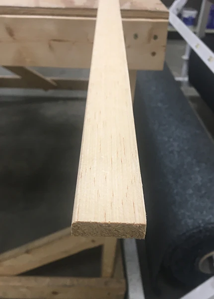 WM267 1/4" X 1-3/8" X 8' A-GRADE PINE LATTICE BOARD