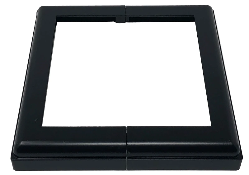 Aluminum Post Base Cover, Black, 6x6 Inches, Model Adpbs6