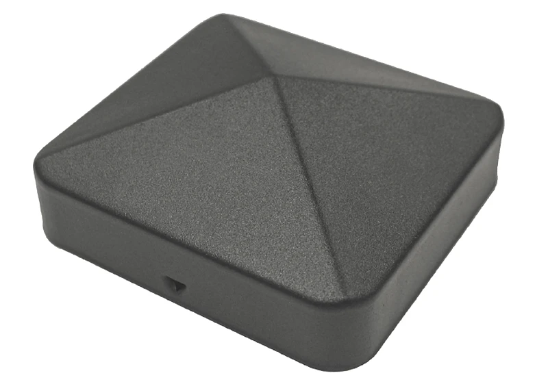 Black Powder-coated 6x6 Inch Post Cap For Fences And Decks - Model Us-pcp12blk