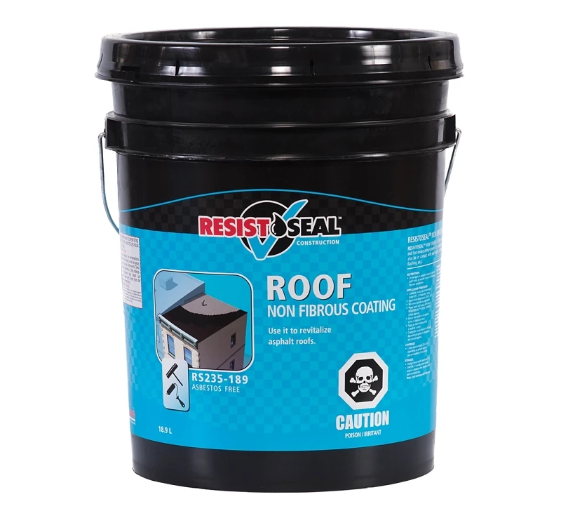 53021 18.9l Non-fiber Waterproof Roof Coating For Concrete And Metal