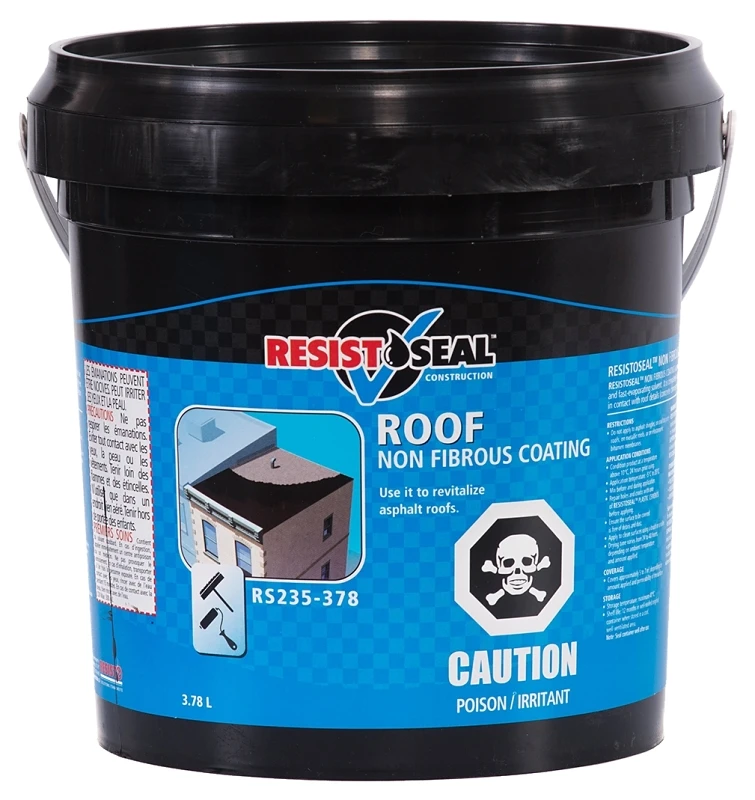 53020 3.78l Non-fibrous Waterproof Roof Coating - Bitumen Based