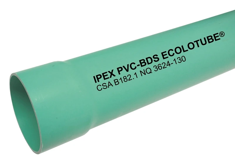 4" X 10' Green Pvc Sdr35 Sewer Pipe - Model 003645