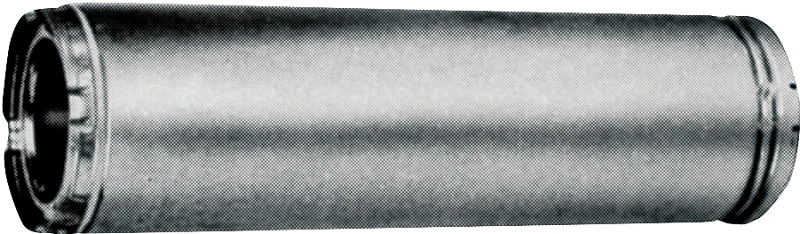 12 Inch Insulated Triple-wall Stainless Steel Chimney Pipe - Model 6hs-12