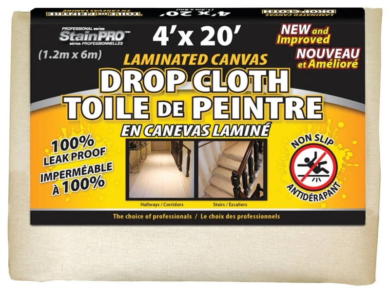Drop Cloth - 4 Feet X 20 Feet - Durable And Versatile Protection
