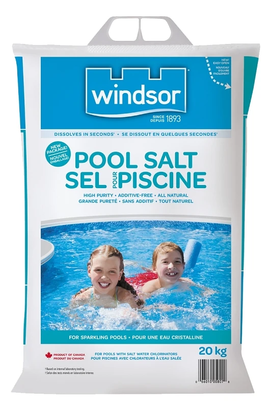 Heavy Duty Swimming Pool Salt 20 Kilograms For Water Treatment