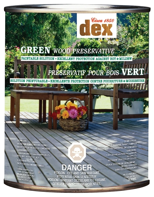 946 Milliliter Green Wood Preservative - Model 230001
