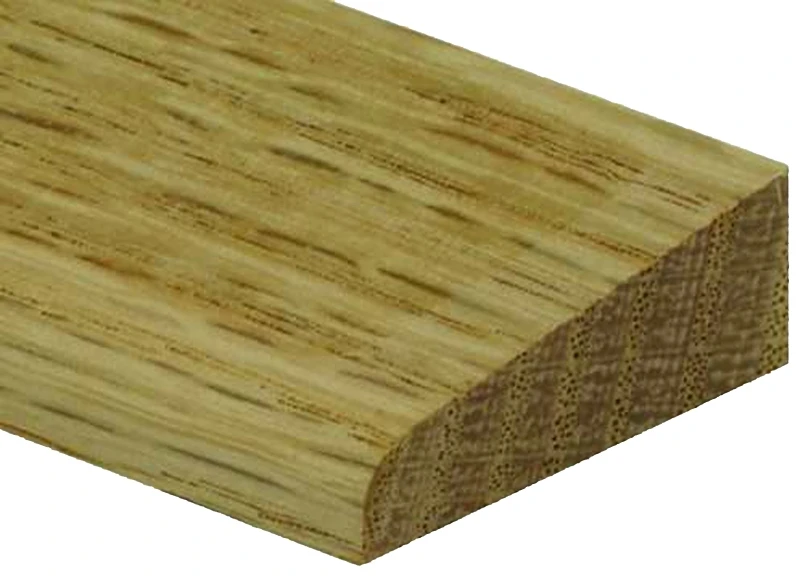 Reducer Molding 7/16 Inch X 6 Feet Unfinished Oak For Flooring Transition