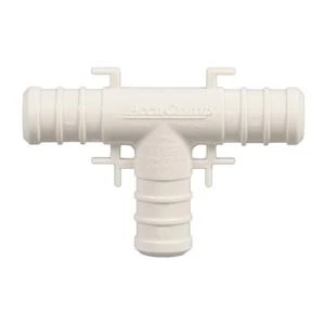 1/2 Inch Tee Polypropylene Crimp Plastic Fitting - Model 2767104-lw/276710