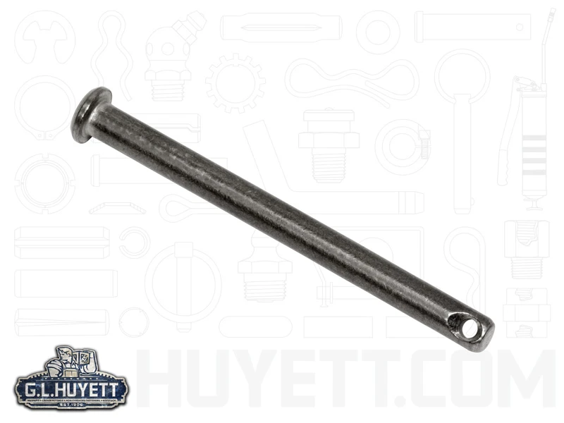 316 Stainless Steel Clevis Pin Standard 2.5 Inch Length With Plain Finish