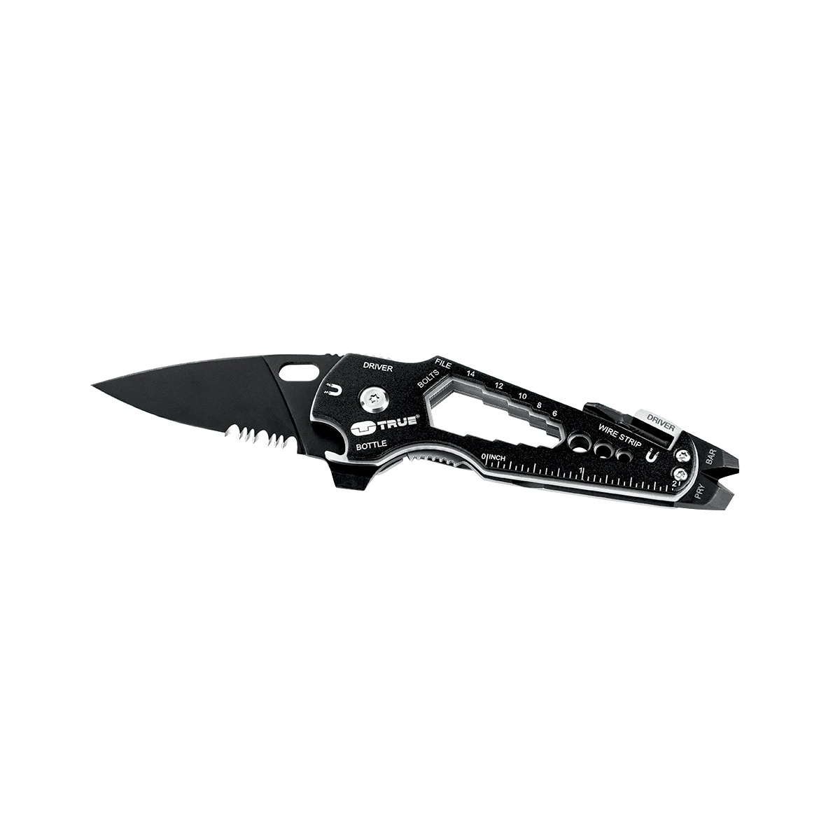 Multi-tool Pocket Knife With 2.375” Blade And Multiple Functions