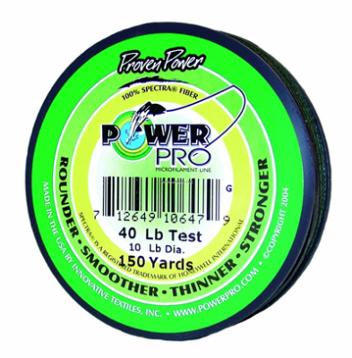 40 Lb 150 Yd Green Spectra Braided Fishing Line - Ultimate Sensitivity & Strength