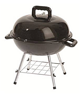 Charcoal Kettle Grill, 151 Square Inches Cooking Area, Black, 14 Inch Model Cbt1414m