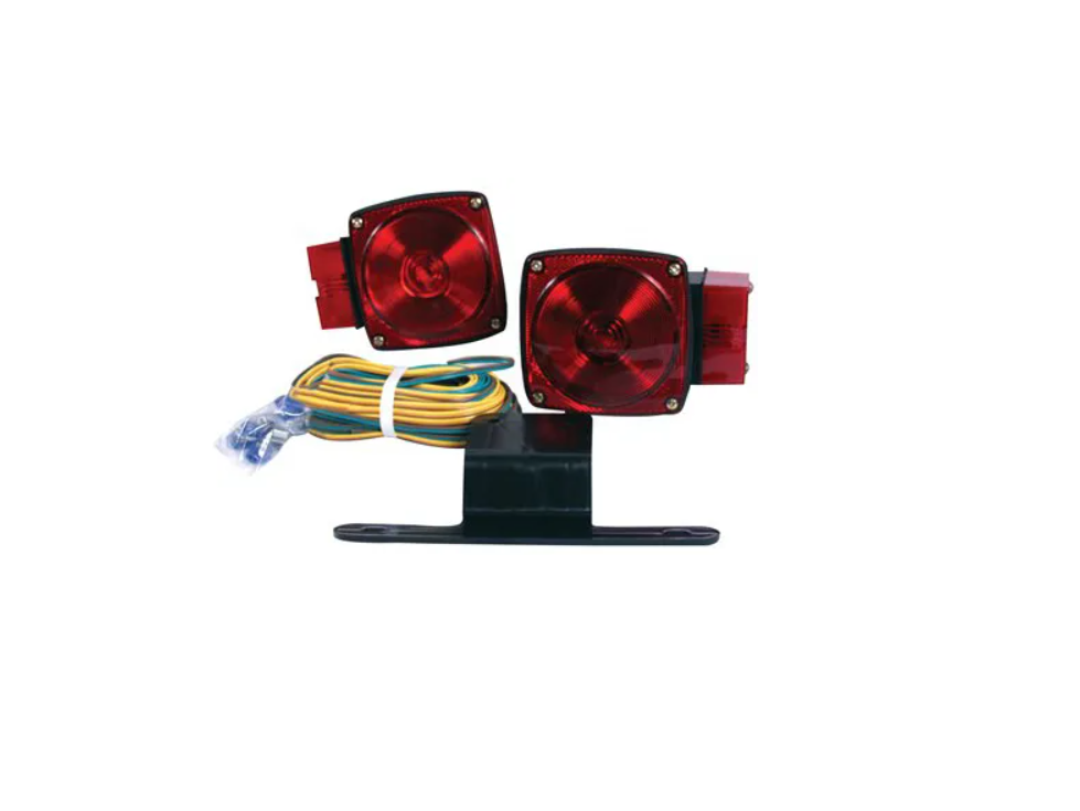 Trailer Light Kit with Wiring Harness and Mounting Hardware for 12 Volt Systems