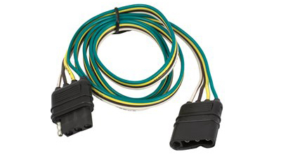 4-way Trailer Connector, 48-inch Extension Loop For Towing