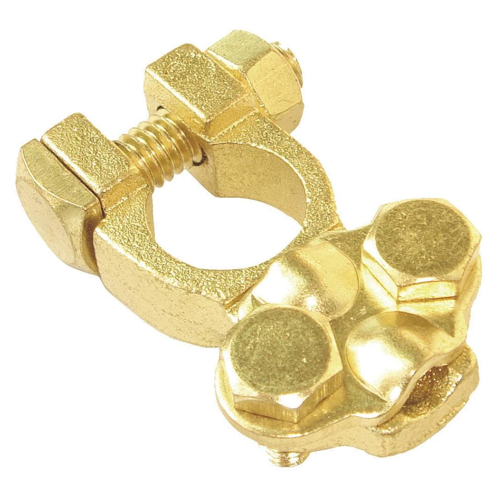 Brass Automotive Battery Terminal For 2 Awg-4/0 Cable, Model Uv005120