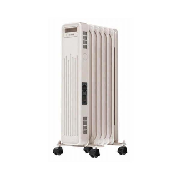 Portable Electric Oil-filled Radiator Heater, 3 Settings, 600/900/1500 Watts, White