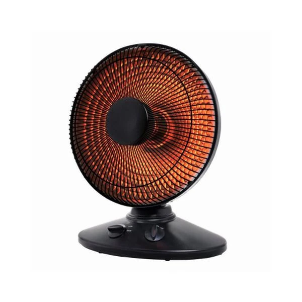 Oscillating Dish Heater, 700/1000-watt, Model Dh-01, Black