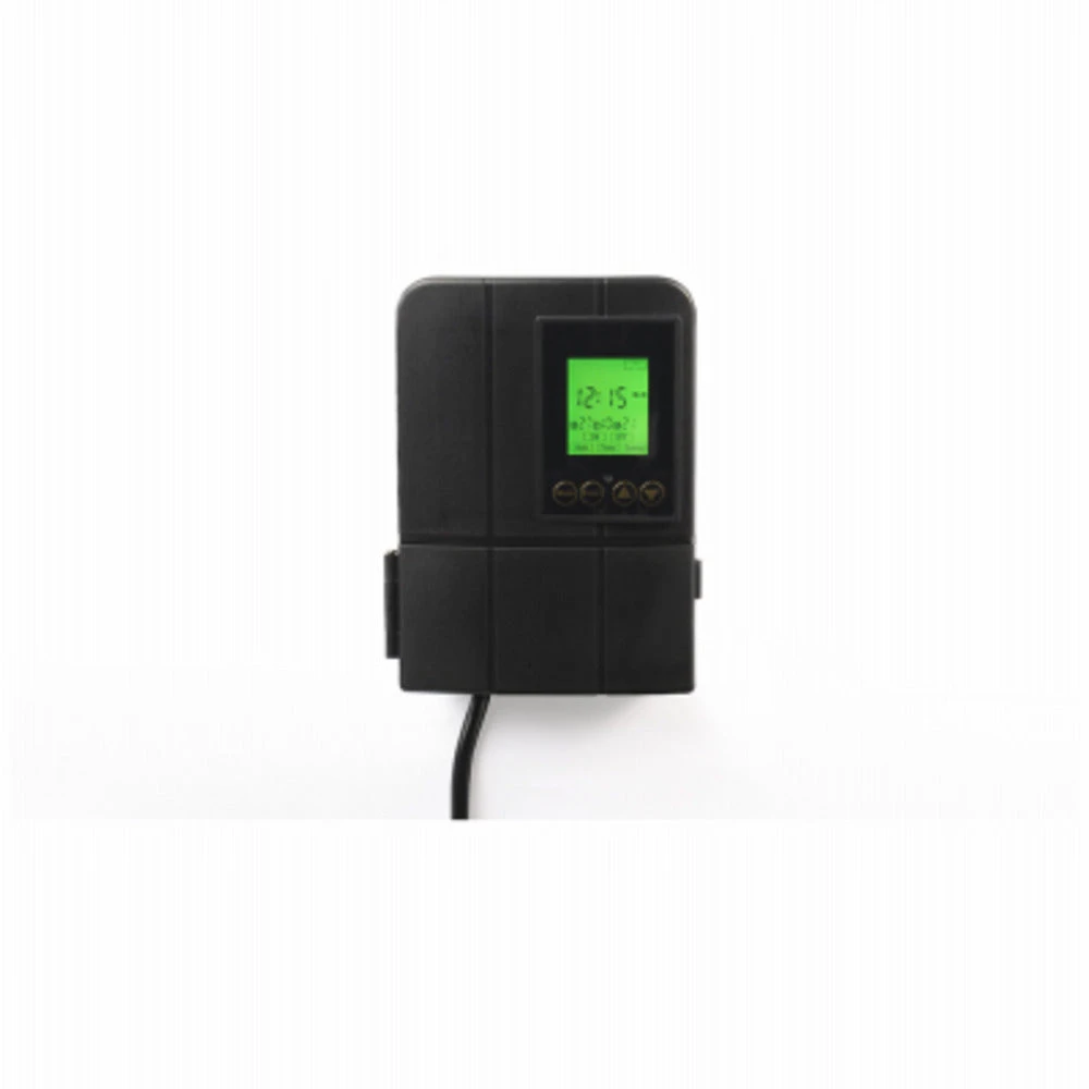 120 Watt Low-voltage Stake Light Transformer With Timer For Outdoor Lighting