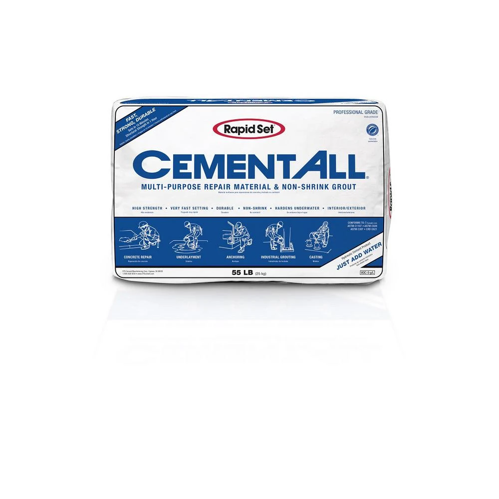 Cement All, 55-pound Bag - Fast Setting High Strength Non-shrink Grout