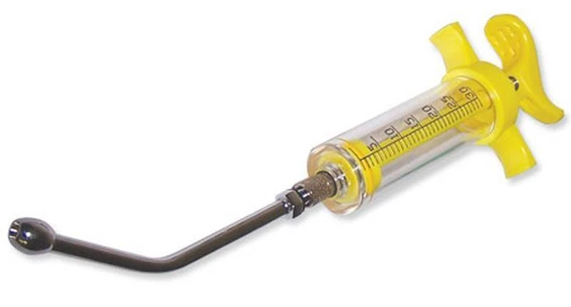 Reusable Nylon Livestock Syringe, 30 Cubic Centimeters Capacity