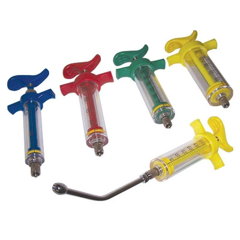 20 Cc Reusable Nylon Syringe With Dosing Nut And Luer Lock Fitting