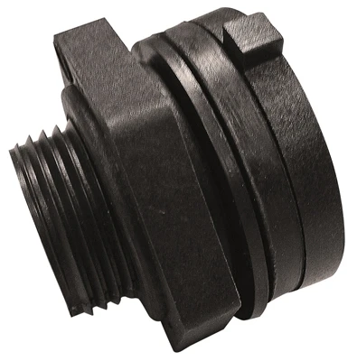 Schedule 40 Bulkhead Fitting, 1/2 Inch, Durable Plumbing Connector