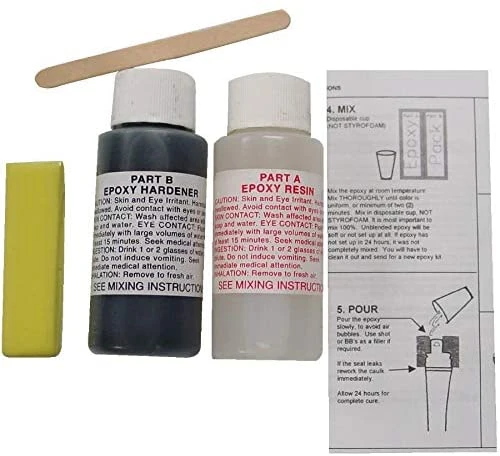 Epoxy Repair Kit for Fiberglass Handles with Resin and Hardener Components