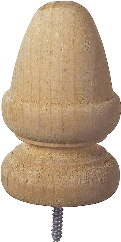 Acorn Style Post Top, 3 and 1 Quarter Inch Square