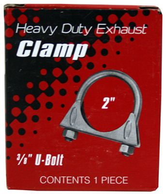 Muffler Clamp 2 Inch Diameter Heavy Duty Stainless Steel Exhaust Clamp