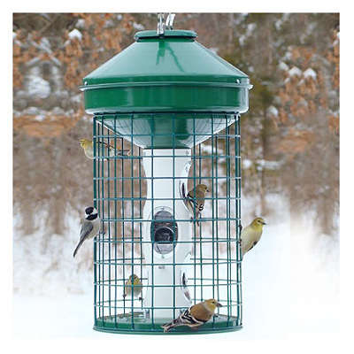 Heavy Duty Caged Bird Feeder With 18-lb Capacity, Model 24055