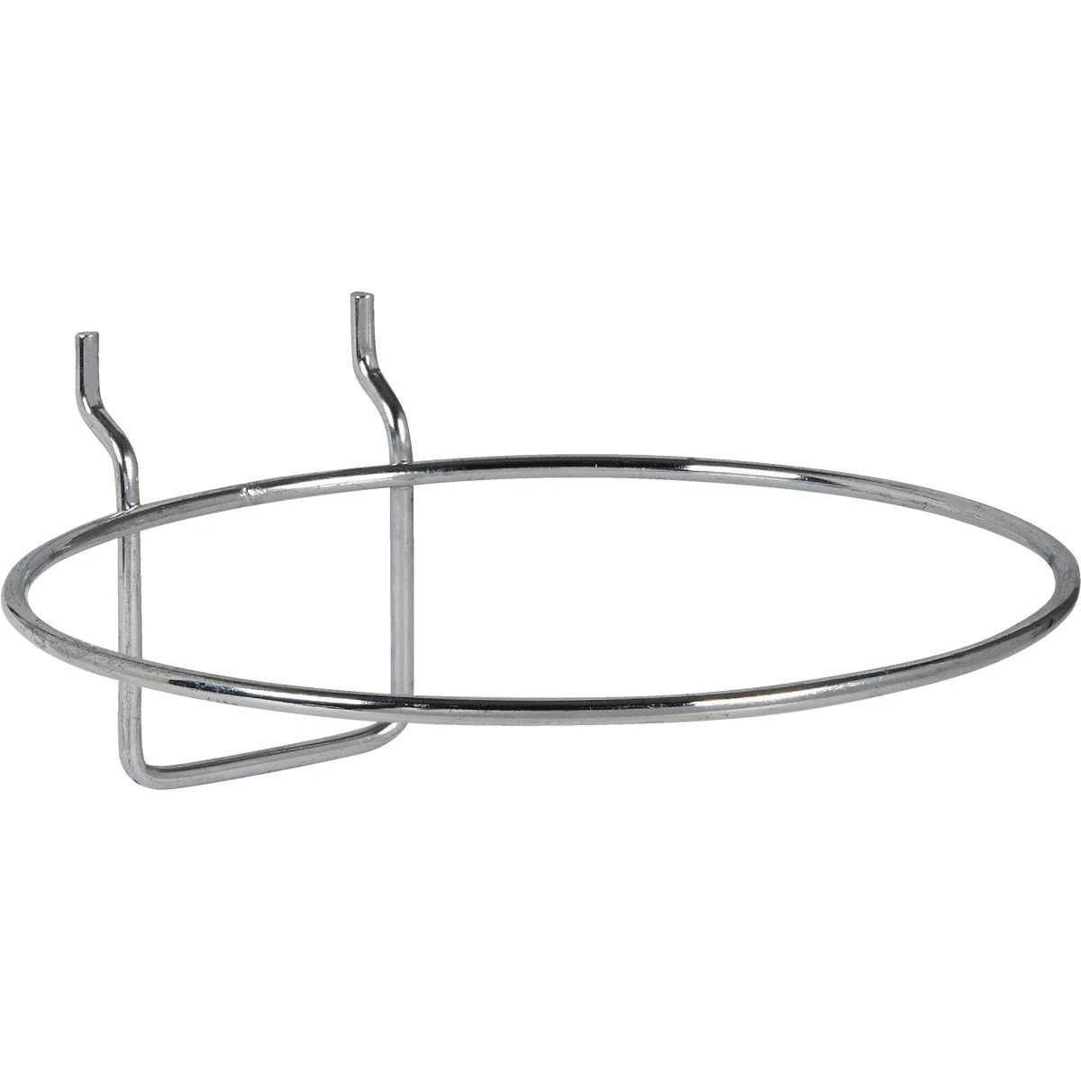 Bucket Ring Display Peg Hook 6.5 In. Diameter Metallic Carbon Steel