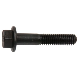The Hillman Group 6-Count 3/8-in - 16 x 1-in Black Standard (SAE) Hex Flange Bolts