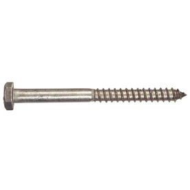 The Hillman Group 10-Count 3/8-in x 4-1/2-in Stainless Steel Lag Bolts