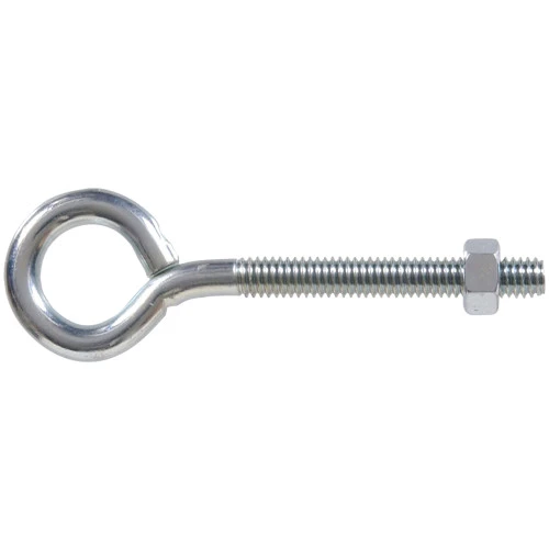 5/16" Zinc Plated Eye Bolt With Hex Nut - Durable And Versatile Fastening Solution