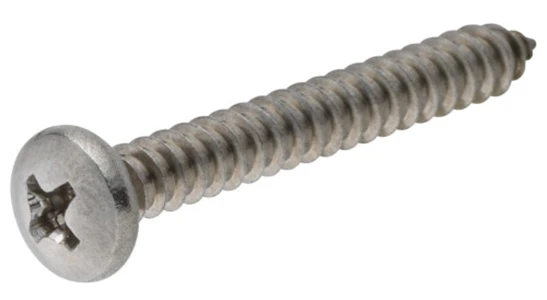 Hillman #12 x 2 In. Phillips Pan Head Stainless Steel Sheet Metal Screw (100 Ct.)