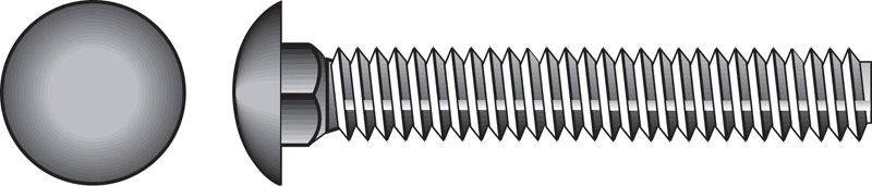 Hillman 3/8 In. x 5 In. Grade 2 Galvanized Carriage Bolt (50 Ct.)