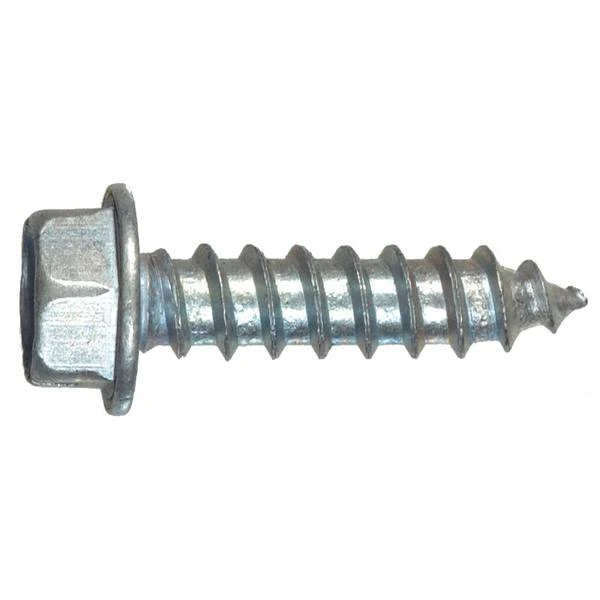 The Hillman Group 41030 Hex Washer Head Slotted Sheet Metal Screw, 12-Inch x 3/4-Inch, 75-Pack