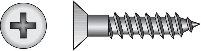 WOOD SCREWS 6X1 3/4