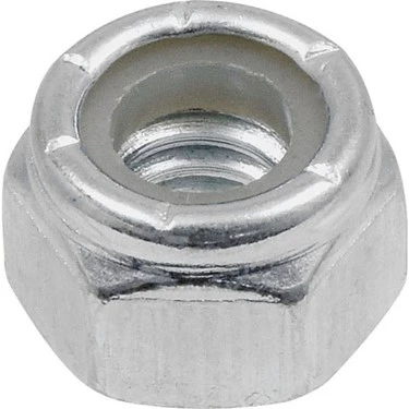 HILLMAN 1/4 in. Zinc-Plated Steel USS Nylon Lock Nut 1 pk