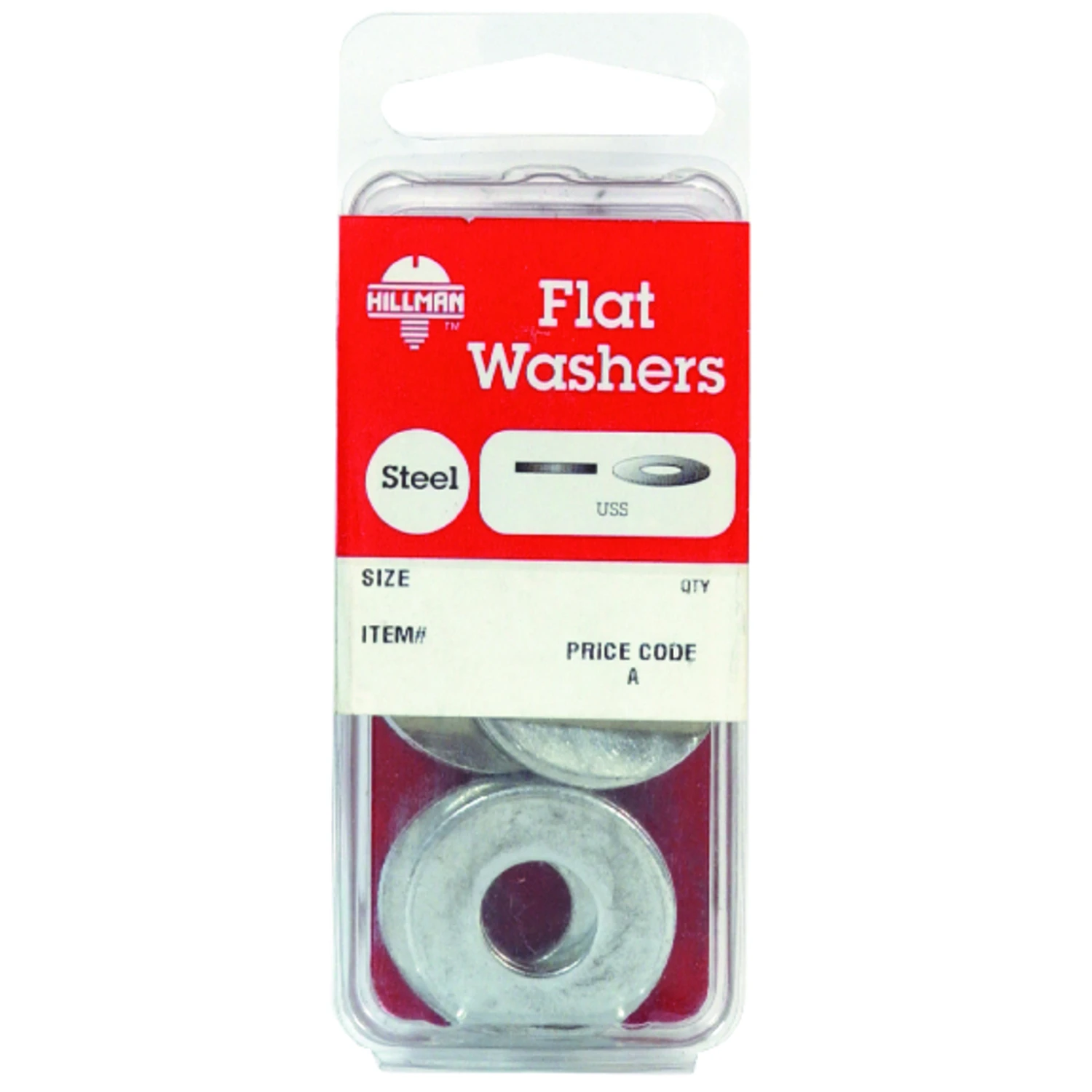 Hillman Zinc-Plated Steel 3/16 in. USS Flat Washer 30 pk Hillman Zinc-Plated Steel 3/16 in. USS Flat Washer 30 pk