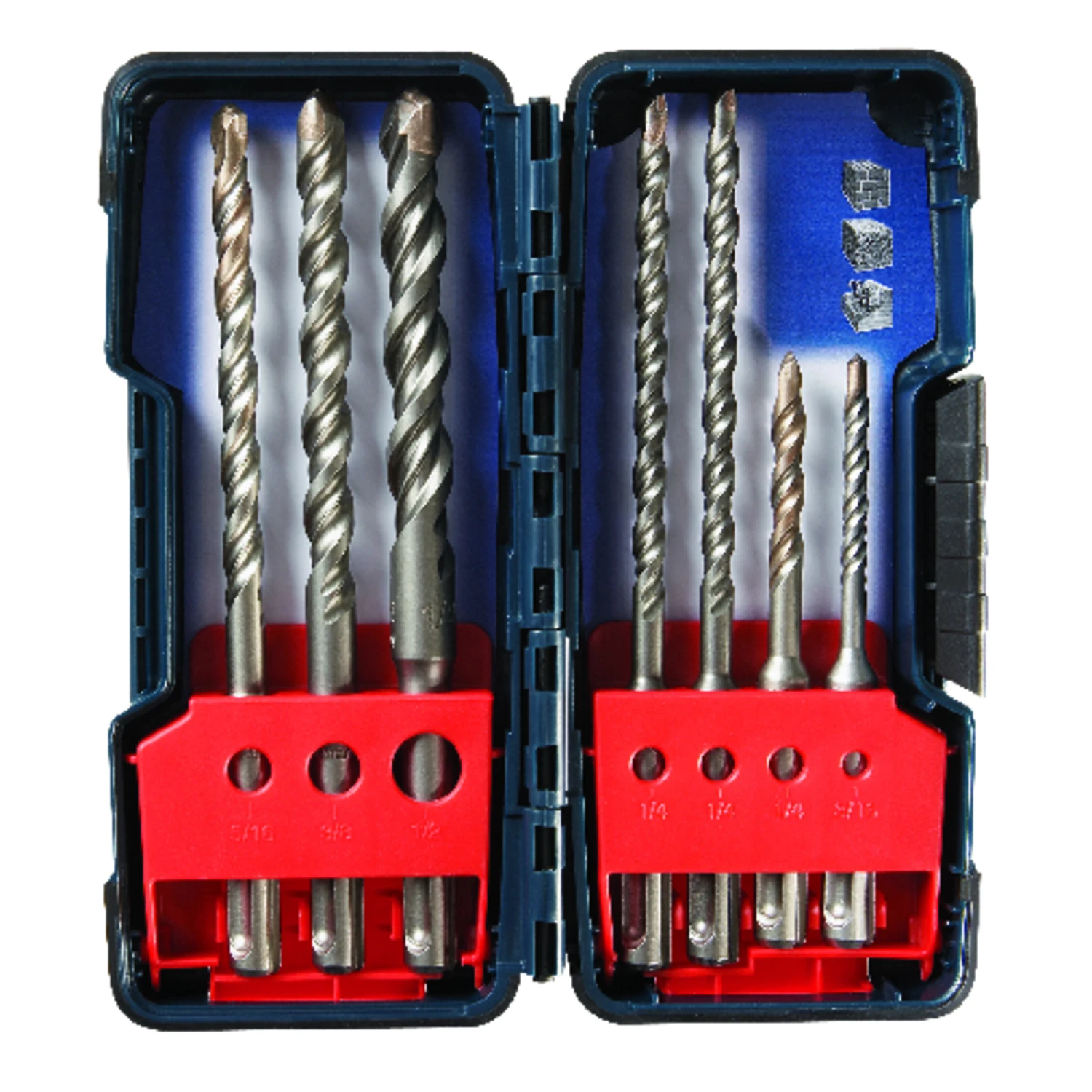 Bulldog 7-piece Sds-plus Steel Drill Bit Set Hck001