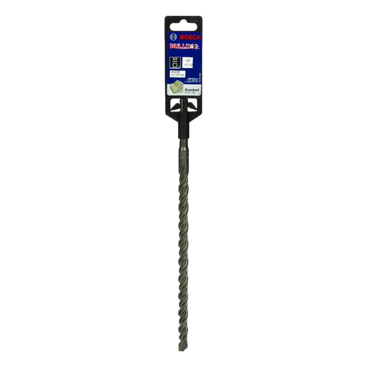 SDS-Plus Shank Hammer Drill Bit with Carbide Tip, 1/2 Inch Diameter by 10 Inch Working Length by 12 Inch Overall Length