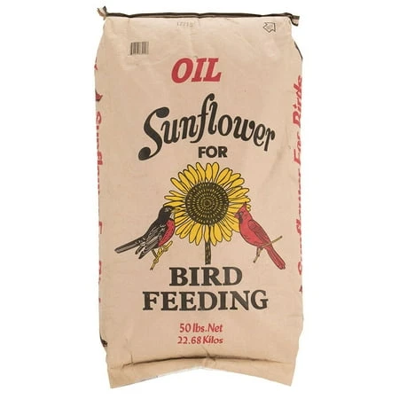 Black Oil Sunflower Seeds For Bird Feeding - 50 Pound Bag