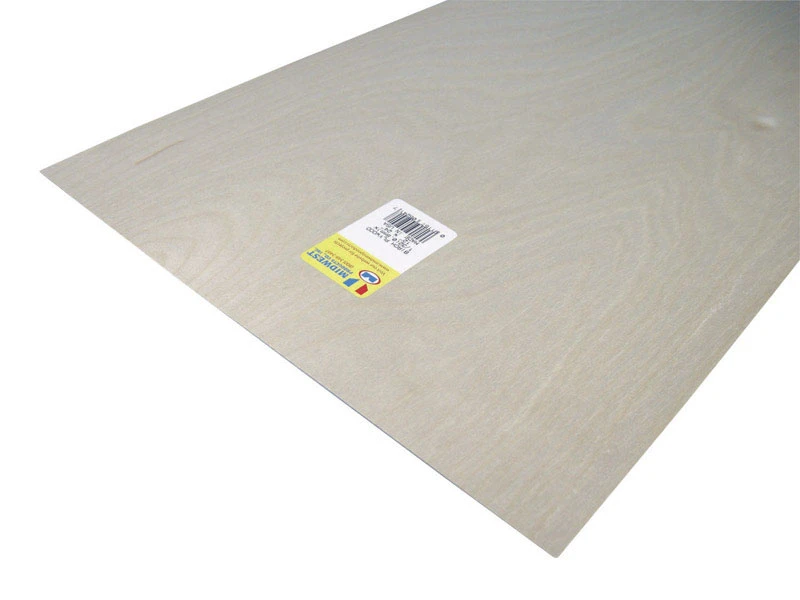 Craft Plywood, 1/32 x 12 x 24 In.