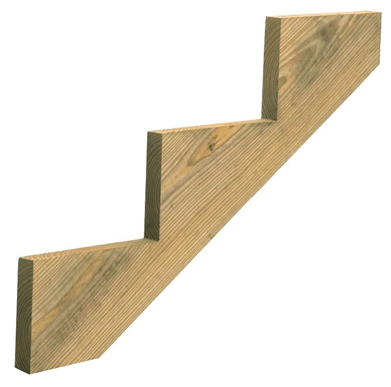 1.5 In. X 11.25 In. X 3 Ft. Southern Yellow Pine Stair Stringer #2/btr Grade