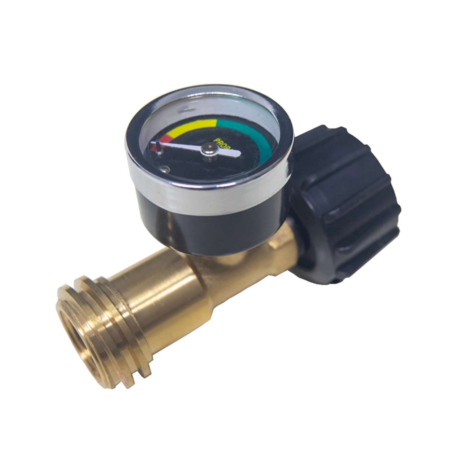 Lp Gas Gauge - Brass Construction, Acme Fitting, Leak Detector, Model F276342