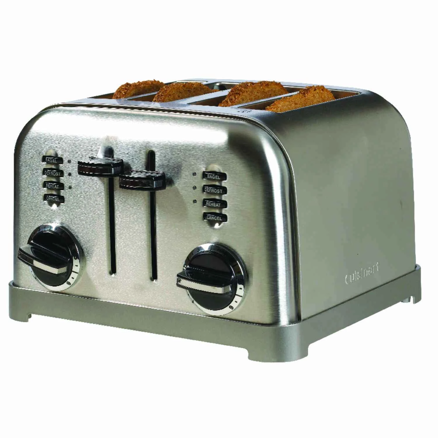 4-slice Metal Classic Toaster, Model Cpt-180, Stainless Steel Finish