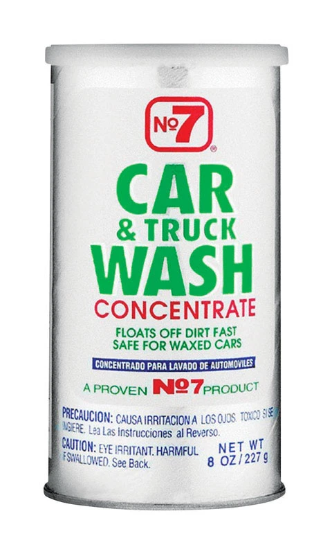 8 Ounce Number 7 Car Wash Powder Concentrate for Vehicle Cleaning