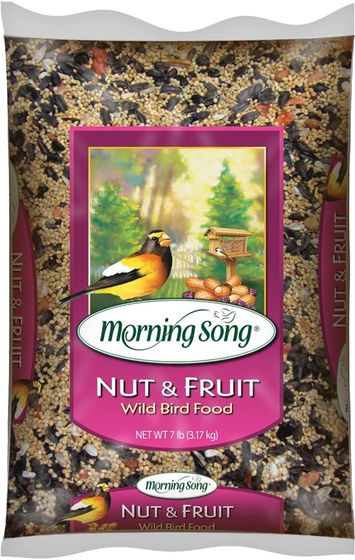 7 Pound Nut & Fruit Blend Wild Bird Seed For Multiple Species